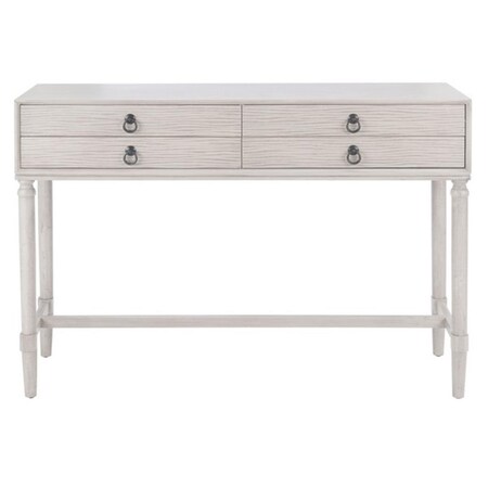Safavieh Aliyah 4 Drawer Console Table, Greige CNS5730C